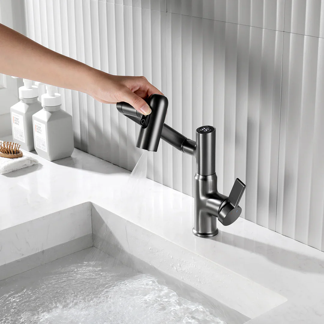 Digital Kitchen Faucet Temperature Display Control - Image 3