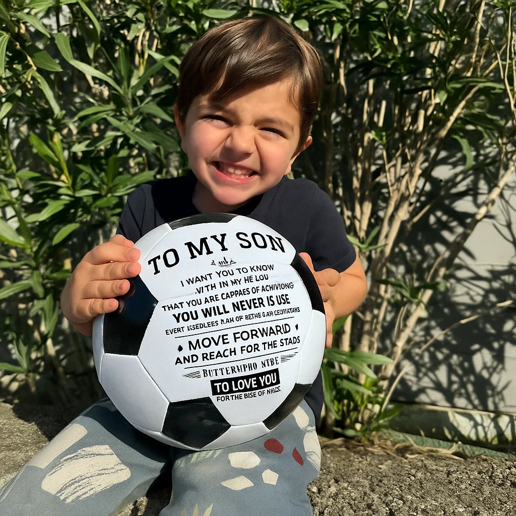 Football Gift with Motivational Message for Kids - Image 3