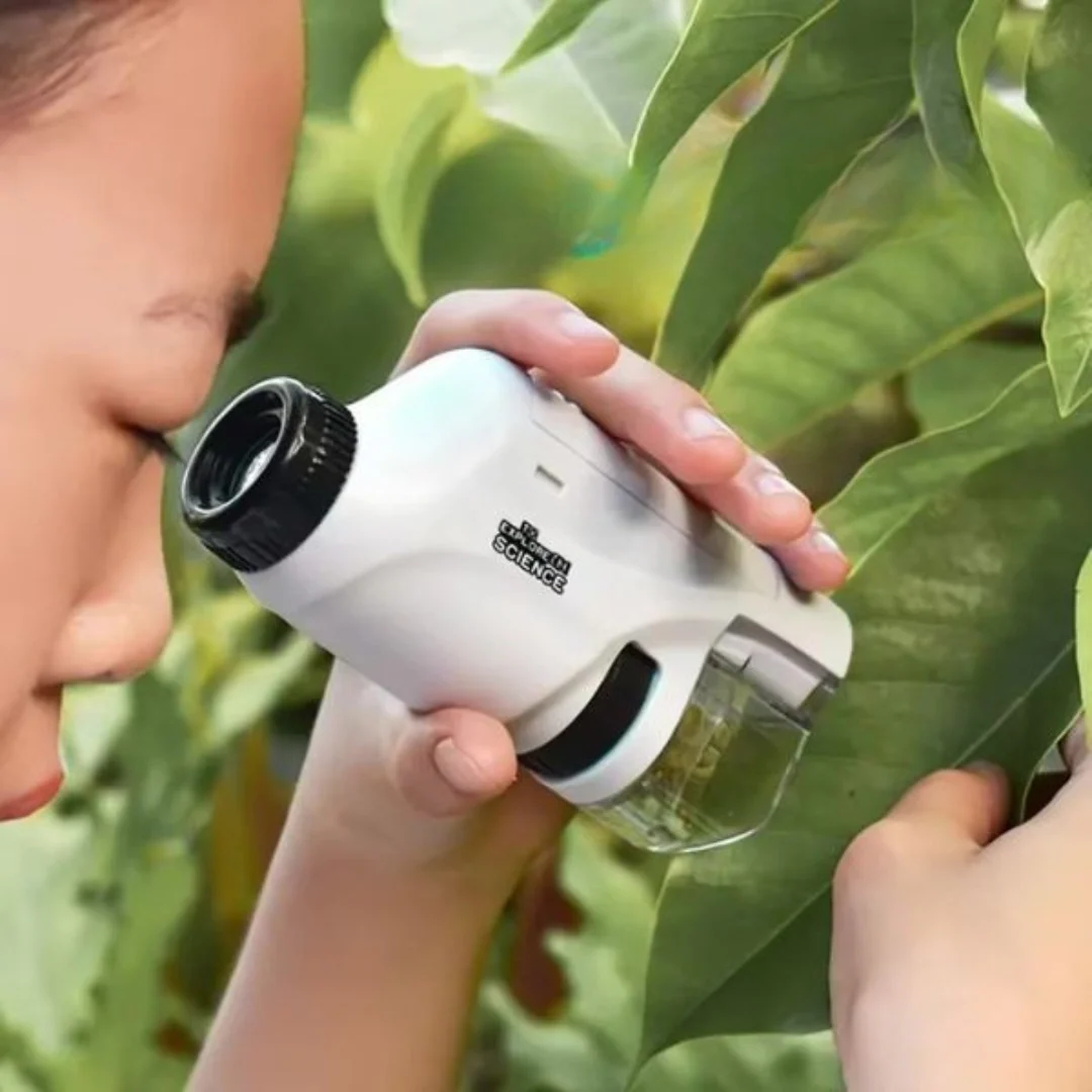 Kids Portable LED Pocket Microscope Toy - Image 8