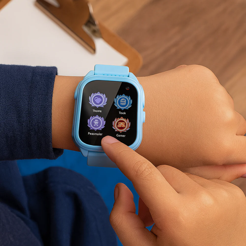 Kids Smart Watch Touchscreen Fitness Tracker USB Rechargeable - Image 3