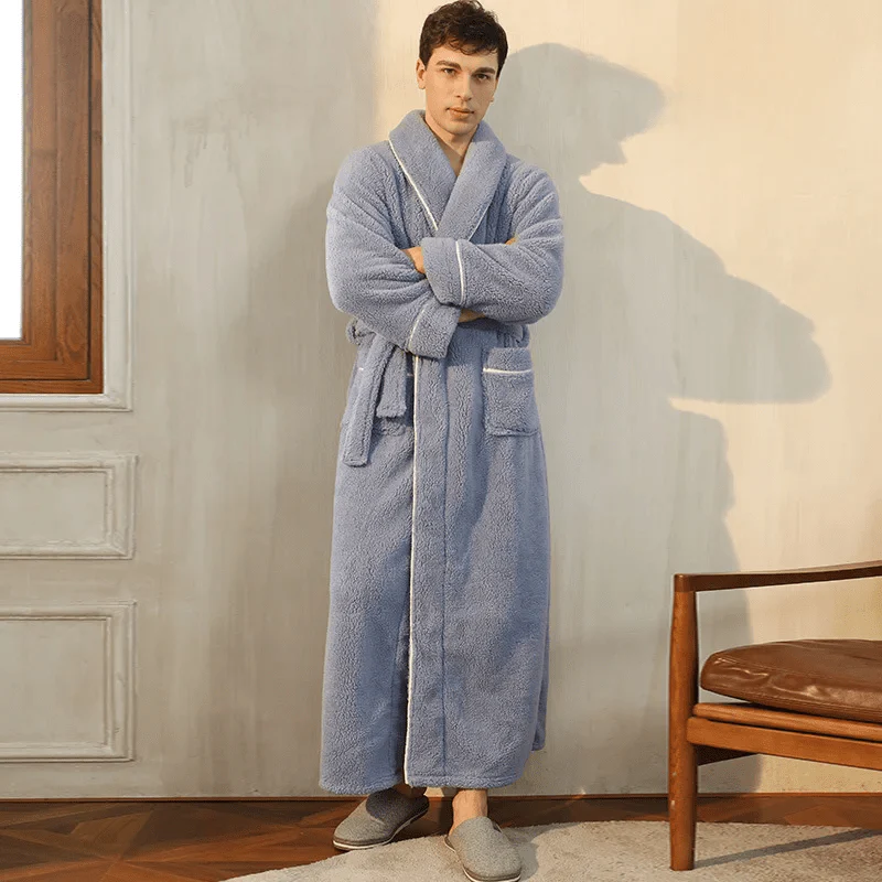 PlushTherm Robe | Soft Flannel Warm Bathrobe for Winter - Image 16