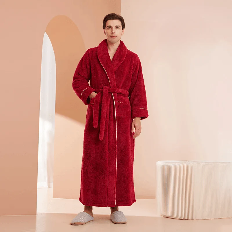 PlushTherm Robe | Soft Flannel Warm Bathrobe for Winter - Image 7